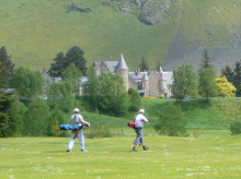 Golfing at Dalmunzie